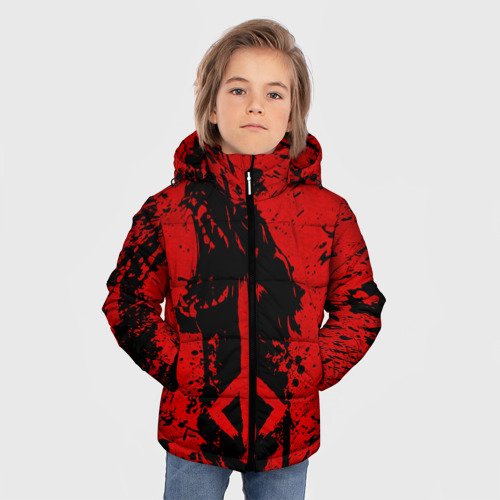 Зимняя куртка для мальчиков 3D Bloodborne, цвет черный - фото 3