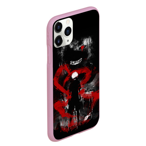 Чехол для iPhone 11 Pro Max матовый Tokyo ghoul Токийский гуль, цвет розовый - фото 3