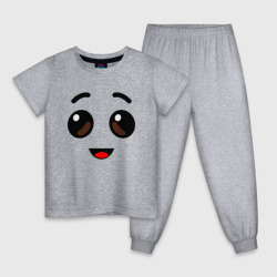 Детская пижама хлопок Лицо банана из Fortnite