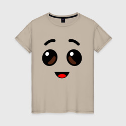 Женская футболка хлопок Лицо банана из Fortnite