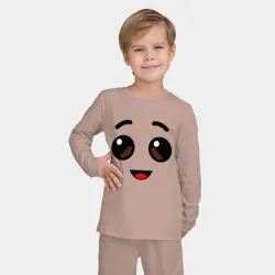 Детская пижама с лонгсливом хлопок Лицо банана из Fortnite - фото 2