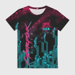 Женская футболка 3D Cyberpunk