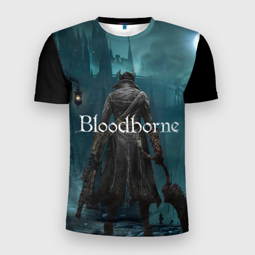 Мужская футболка 3D Slim Bloodborne, цвет 3D печать