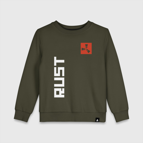 Детский свитшот хлопок Rust, цвет хаки