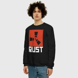 Мужской свитшот хлопок Rust - фото 2
