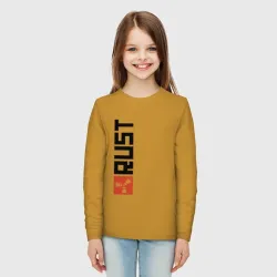 Детский лонгслив хлопок Rust - фото 2