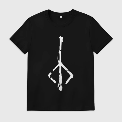 Мужская футболка хлопок с принтом Bloodborne, вид спереди #2