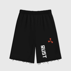 Женские шорты oversize футер хлопок Rust