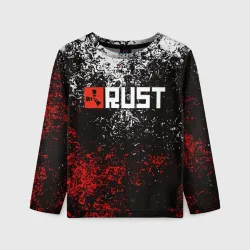 Детский лонгслив 3D Rust
