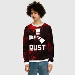 Мужской свитшот 3D Rust - фото 2