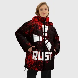 Женская зимняя куртка Oversize Rust - фото 2