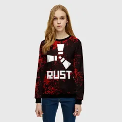 Женский свитшот 3D Rust - фото 2