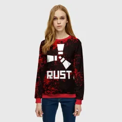 Женский свитшот 3D Rust - фото 2