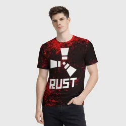 Мужская футболка 3D Rust - фото 2