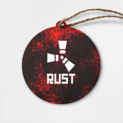 Деревянная игрушка круг Rust