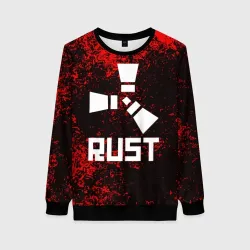 Женский свитшот 3D Rust