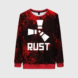 Женский свитшот 3D Rust