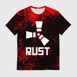 Мужская футболка 3D Rust
