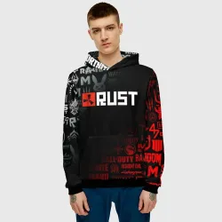 Мужская толстовка 3D Rust - фото 2