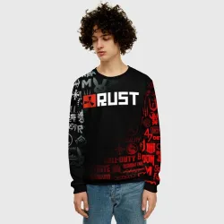Мужской свитшот 3D Rust - фото 2