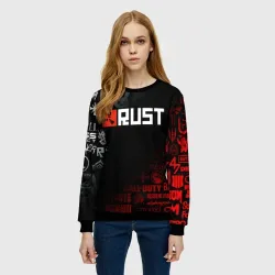 Женский свитшот 3D Rust - фото 2