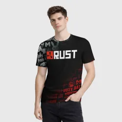 Мужская футболка 3D Rust - фото 2