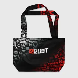 Пляжная сумка 3D Rust