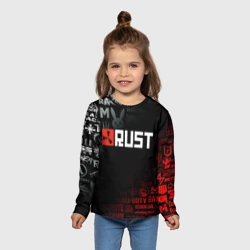 Детский лонгслив 3D Rust - фото 2