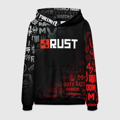Мужская толстовка 3D Rust