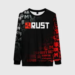 Женский свитшот 3D Rust