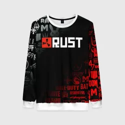 Женский свитшот 3D Rust