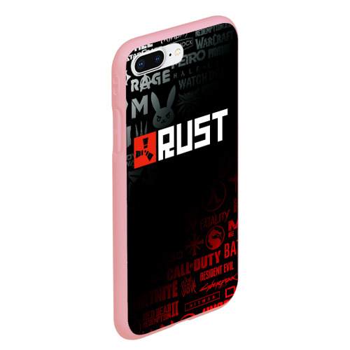 Чехол для iPhone 7Plus/8 Plus матовый Rust, цвет баблгам - фото 3
