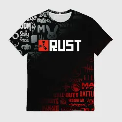 Мужская футболка 3D Rust