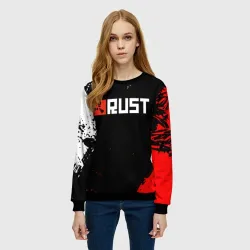 Женский свитшот 3D Rust - фото 2