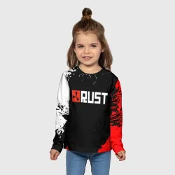 Детский лонгслив 3D Rust - фото 2