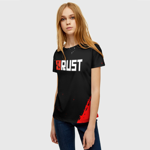 Женская футболка 3D Rust, цвет 3D печать - фото 3