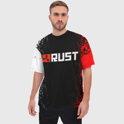 Мужская футболка oversize 3D Rust - фото 2