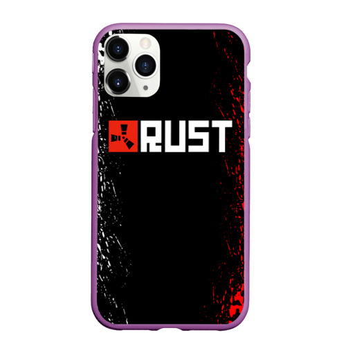 Чехол для iPhone 11 Pro Max матовый Rust, цвет фиолетовый