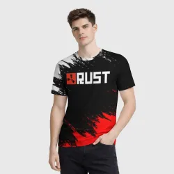 Мужская футболка 3D Rust - фото 2