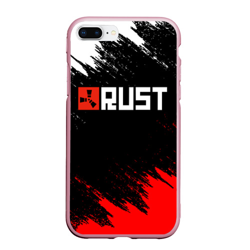 Чехол для iPhone 7/8 Plus матовый с принтом Rust, вид спереди №1