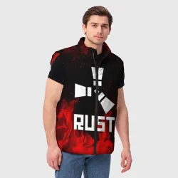 Мужской жилет утепленный 3D Rust - фото 2