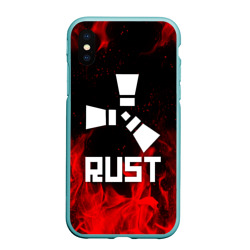 Чехол для iPhone XS Max матовый Rust