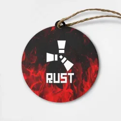 Деревянная игрушка круг Rust