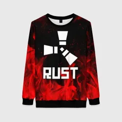 Женский свитшот 3D Rust