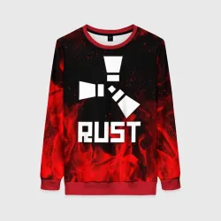 Женский свитшот 3D Rust