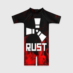 Детский купальный костюм 3D Rust
