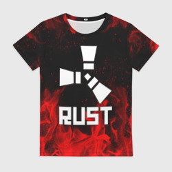 Женская футболка 3D Rust