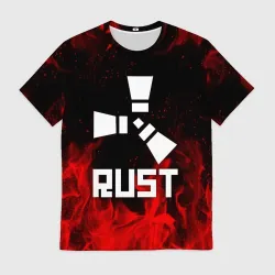 Мужская футболка 3D Rust