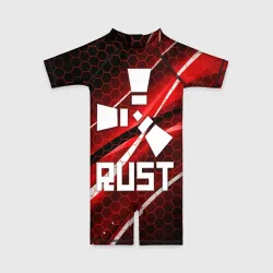 Детский купальный костюм 3D Rust