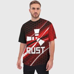 Мужская футболка oversize 3D Rust - фото 2